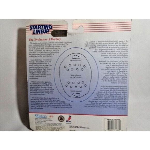 Kenner Mark Messier Canucks Starting Lineup Hockey Figurine Card Sport 1998 Gift - Picture 5 of 6